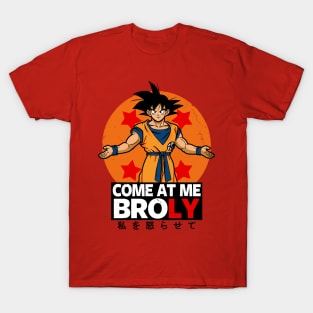 Come At Me Bro Anime Manga Gym Meme T-Shirt